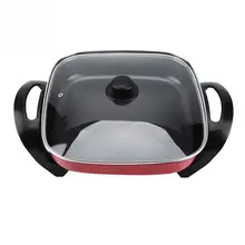 Многофункциональная антипригарная кухонная посуда, электрический чайник с разделительной крышкой, сковорода сябу-сябу, домашний кухонный инструмент, аксессуары