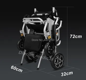 

Good quality best price Lightweight protable 2pcs batteries travel electric power wheelchair