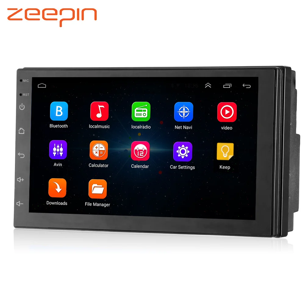 

Hot Sale 7.0 inch Touchscreen 2 DIN Car Multimedia Player Bluetooth Built-in GPS Navigator FM Radio Station WiFi Connection