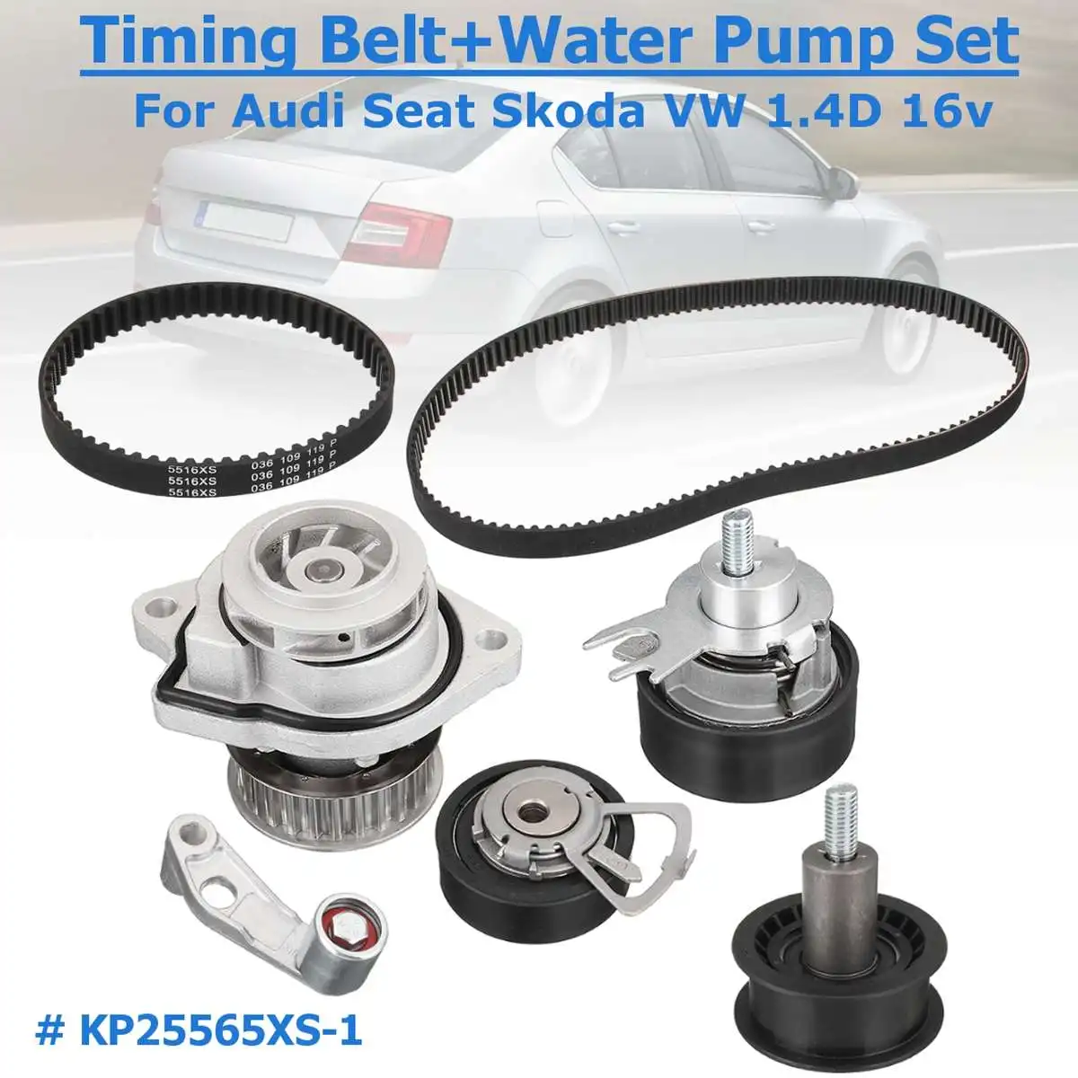 Timing Components Belt Water Pump Set For Audi A2 for Seat Altea Arosa for Skoda Cordoba Ibiza for VW Bora Golf Polo 1.4 16v
