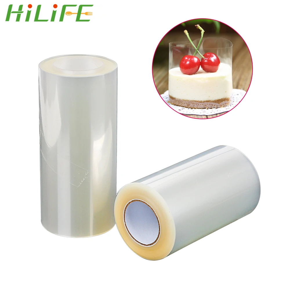 

HILIFE Transparent Clear Mousse Surrounding Edge Wrapping Tape 8cm 10cm DIY Cake Decorating Tools Baking Cake Dessert Collar