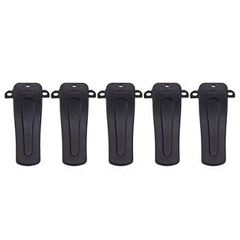 

5PCS Belt Clip for H777 Hot Model Baofeng Radio BF-666S BF-777S BF-888S 666S 777S 888S Walkie Talkie Accessories clamps Black
