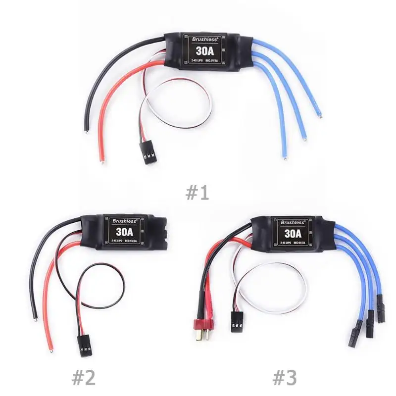 XXD 30A ESC бесщеточный контроллер скорости двигателя для радиоуправляемого