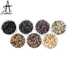 3,4*3,0*6,0 мм медные трубки микро бусины для волос евро-замки Кольца для волос расклешенные бусины для наращивания волос Красочные Инструменты для укладки