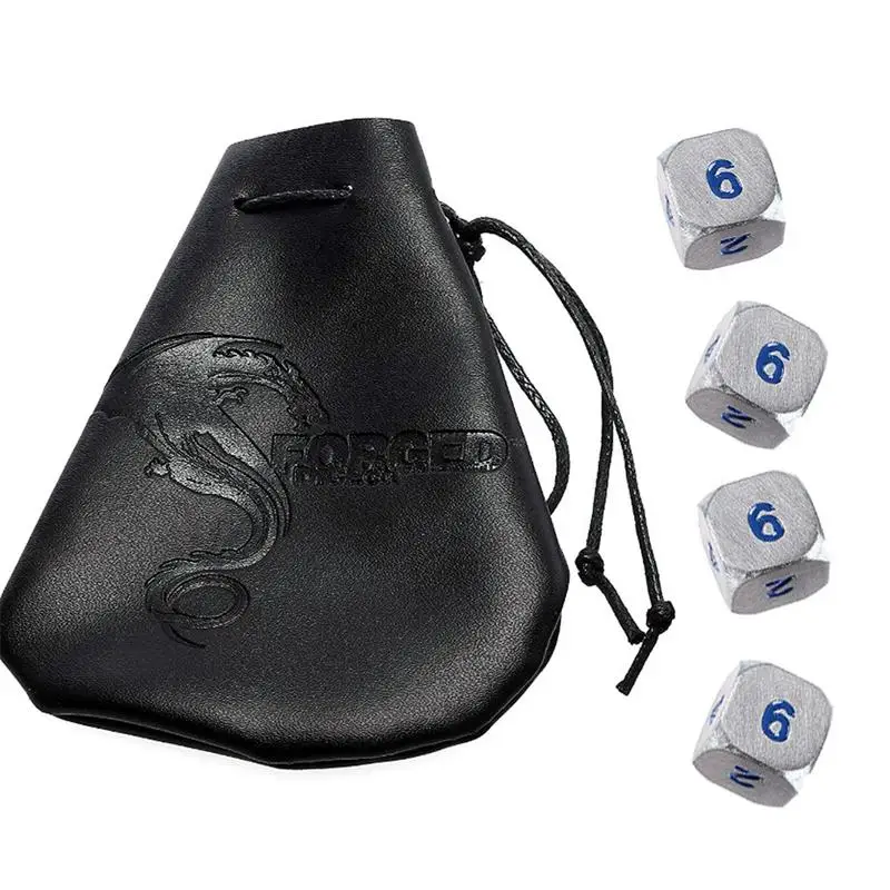 1PC Dedicated Dice Bags Tarot Bag with Leather Drawstring 1PC Dedicated Dice Bags Tarot Bag with Leather Drawstring
