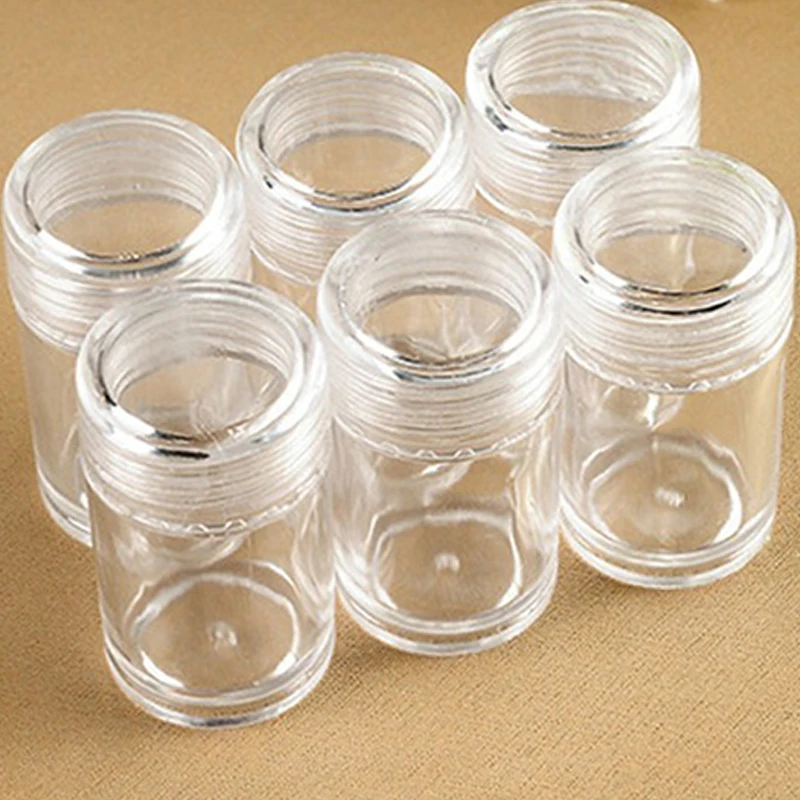 60Pcs Bottles Transparent Diamond Painting Beads Storage Bottles