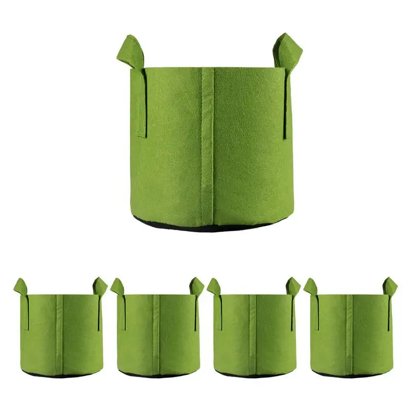 

Tree Planting Bag Durable Green Nursery Seedling Bag Nutrition Flower Pot Thickened Color
