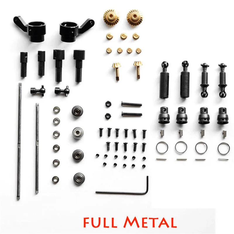 

Upgrade Metal OP Fitting Kit DIY Assembly Set For WPL B14 B24 B26 1/16 RC Car