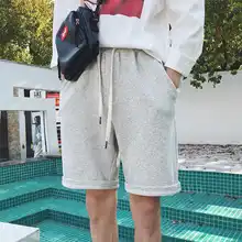 Летние мужские однотонные шаровары Bf Wind, повседневные хлопковые брендовые шорты для бега, спортивные шорты с несколькими карманами, мужские пляжные шорты