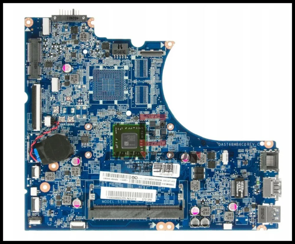 

High Quality Motherboard DAST6BMB6C0 For Lenovo Flex 15D Laptop Motherboard E1-2100 1.0 Ghz CPU DDR3L 100% Fully Tested