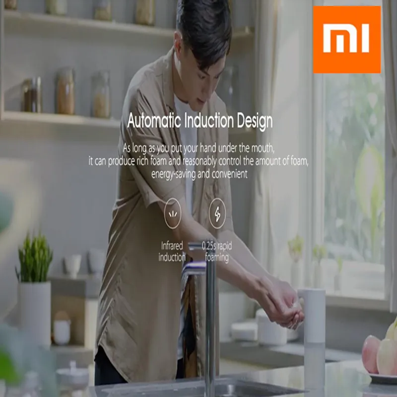 Ceny 11 Mijia 320mL automatyczna indukcja pianka ręczna mydło do mycia 0.25s czujnik na podczerwień głębokie oczyszczanie dla inteligentnych domów