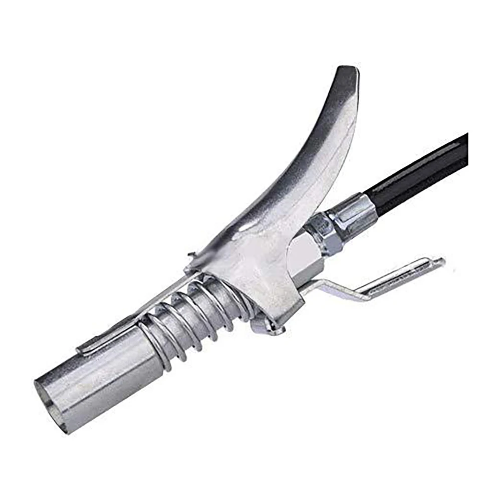 

Grease Coupler Durable Locking Clamp Type Quick Release Grease Gun Coupler Onto Zerk Fittings Lubricating Oil Gun Nozzle