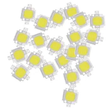 

20PCS 10W LED Pure White High Power 1100LM LED Lamp SMD Chip light Bulb DC 9-12V
