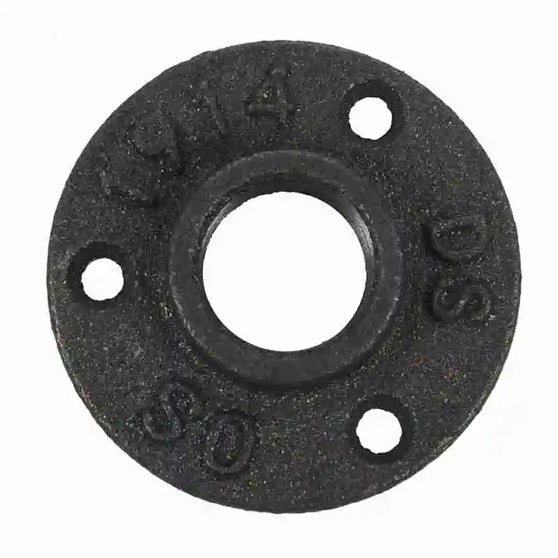 

3/4 Inch Black Cast Iron Pipe Fittings Floor Flange Bsp Threaded Hole