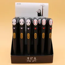 36 шт./упак. креативный японский мультфильм тонкий человек защита гримаса гелевая ручка для офиса школьные принадлежности унисекс ручка знак Ручка-роллер