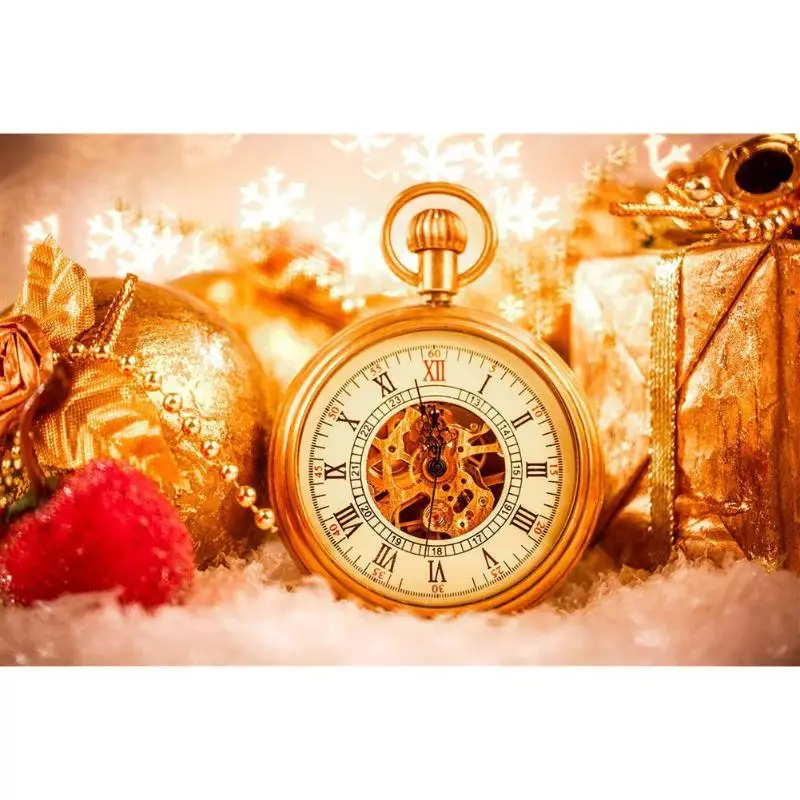 

5D DIY Full Drill Diamond Painting Clock Cross Stitch Embroidery Rhinestones Mosaic Painting Kits Home Wall Decor Craft Gifts