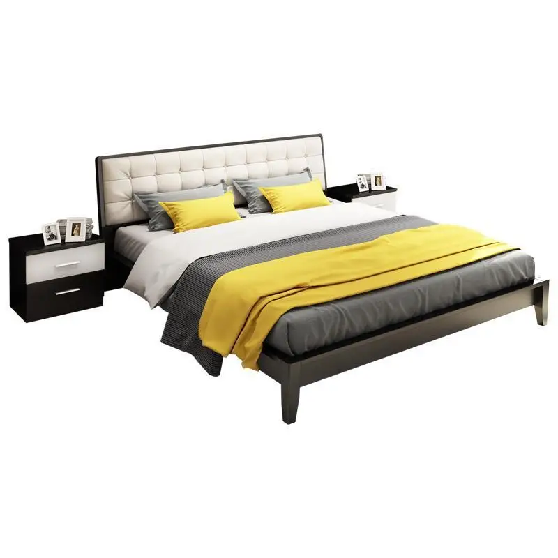 

Totoro Modern Mobilya Quarto Meble Literas Frame Mobili Home Room Kids Leather bedroom Furniture Moderna Cama Mueble Bed