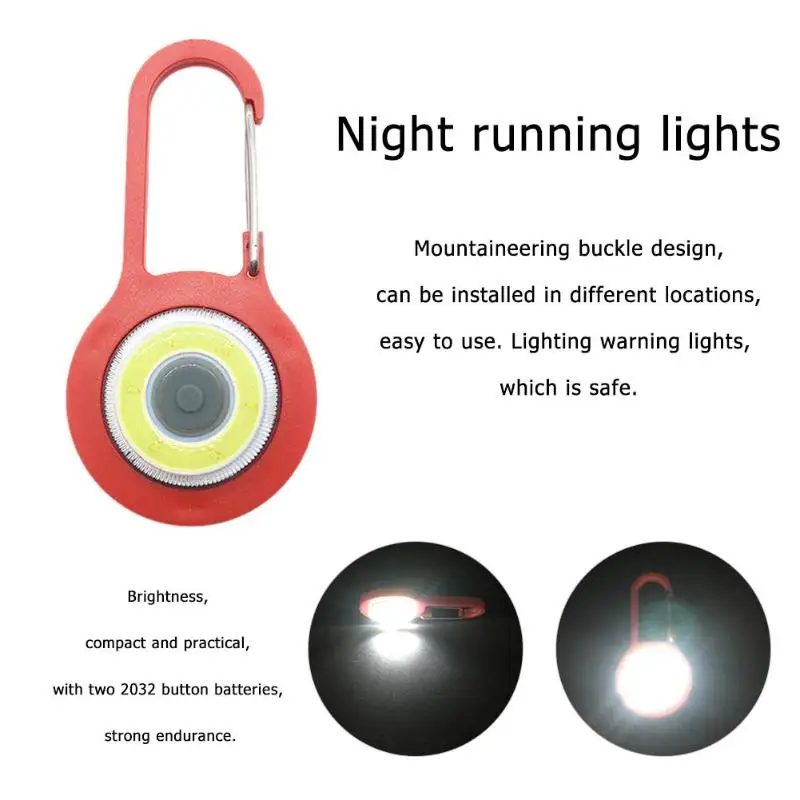 Наружные карабины, школьные сумки, безопасные предупреждающие огни, походные рюкзаки, светящаяся Подвесная лампа для ночной прогулки, безопасность для путешествий, Выживание