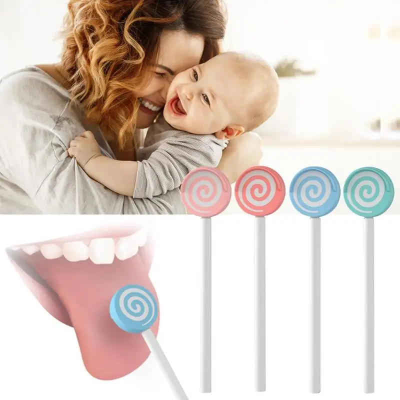 

Baby Deciduous Tooth Brush Tongue Cleaner Child Tongue Scraper Cleaner Baby Care Christmas Baby Kids Gift