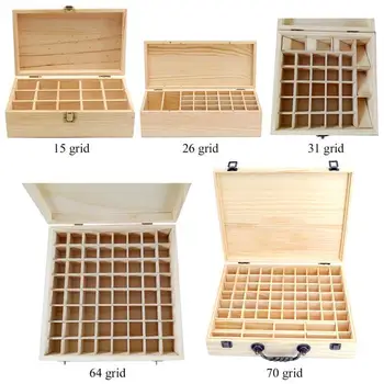 

Beauty storage perfect display wooden essential oil storage box