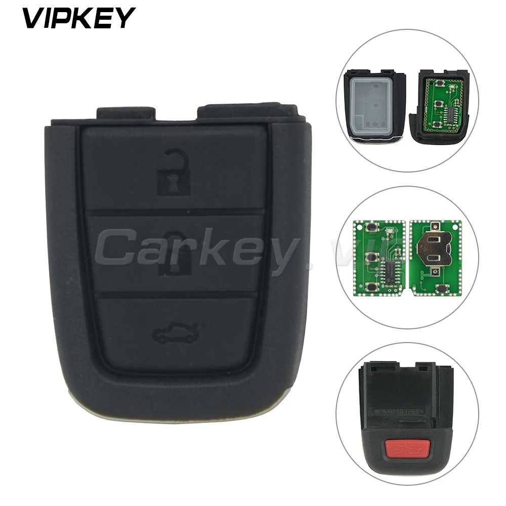 

Remotekey flip Car Key part 3 Button with panic 434mhz for Holden VE SS SSV SV6 Commodore Folding Car Key Head