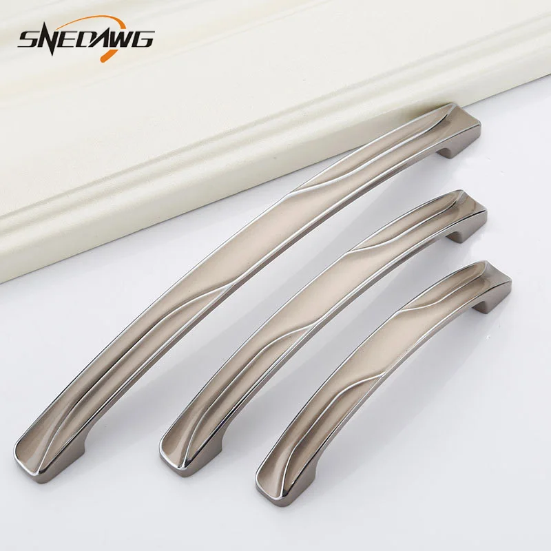 Furniture Handles Wardrobe Door Pulls Zinc Alloy Cabinet Furniture Door Handles 96/128/192mm Hole Pitch Furniture Handle Furniture Handles Wardrobe Door Pulls Zinc Alloy Cabinet Furniture Door Handles 96/128/192mm Hole Pitch Furniture Handle