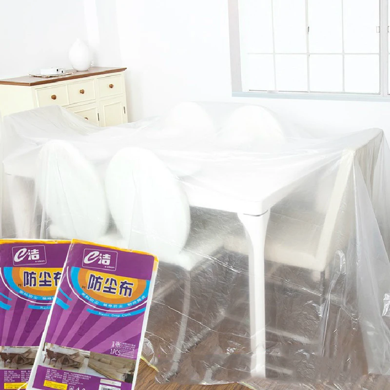 

Polythylene Dust Sheet Large Outdoors Waterproof Cover Protection Plastics Clear