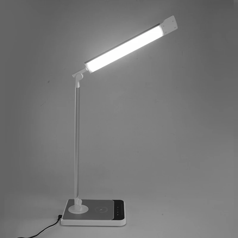 

Smart Hand Sweep Wireless Smart Desk Lamp With Usb Charging Port, Wireless Charging, 3 Lighting Modes, Press Control, Hand Swe