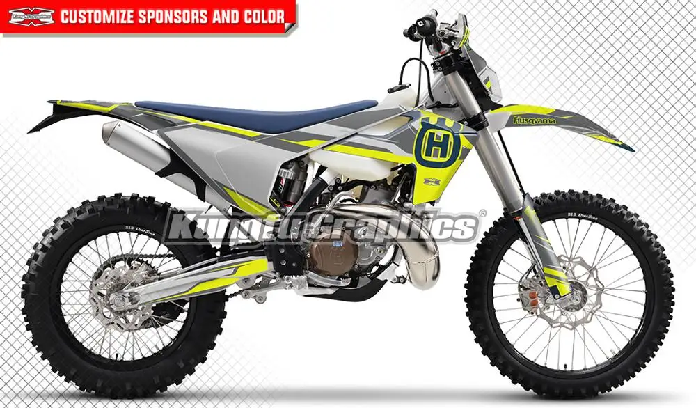 

KUNGFU GRAPHICS Custom Decals Stickers Vehicle Wraps for Husqvarna TE FE TC FC TX FX 125 250 300 350 450 501 2016 2017 2018 2019
