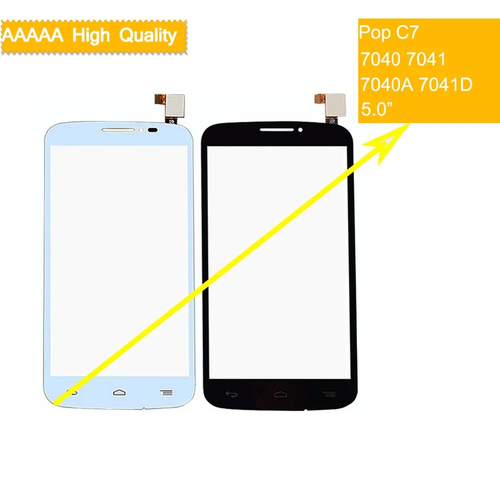 Сенсорный экран для Alcatel One touch Pop C7 7040D 7040E 7041D 7040 7040A OT7040 10 шт.|Сенсорные панели