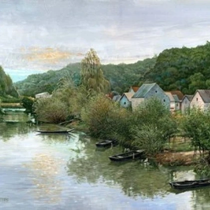 Lazy Autumn I постер печать Bob Pettes (14x11)|Таблички и знаки| |