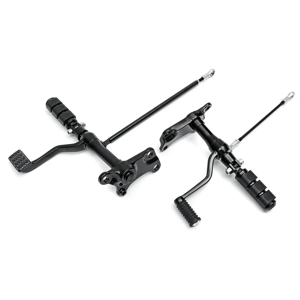 

Forward Controls Pegs Levers Linkages for Harley Sportster XL883 XL1200 Models 1991-2003 Motorcycle Black Foot Rests Kit