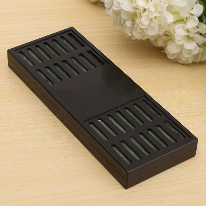 Black Rectangular Tobacco Smoking Cigar Hygrometer Humidor Humidifier Travel Cigar Cigarette Tools