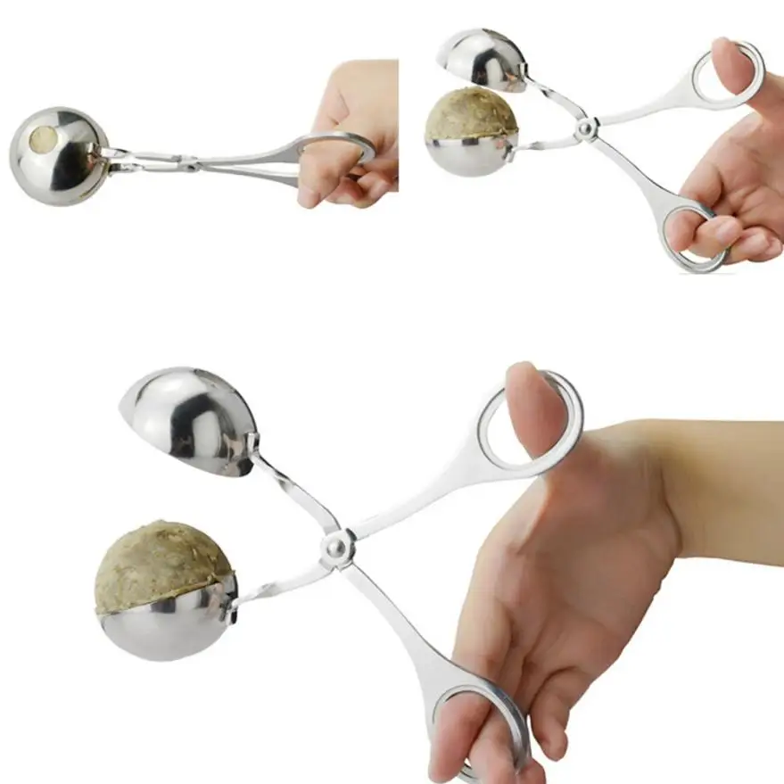 Meatball производитель из нержавеющей стали DIY мясо рыбы аппарат для лепки рисовых