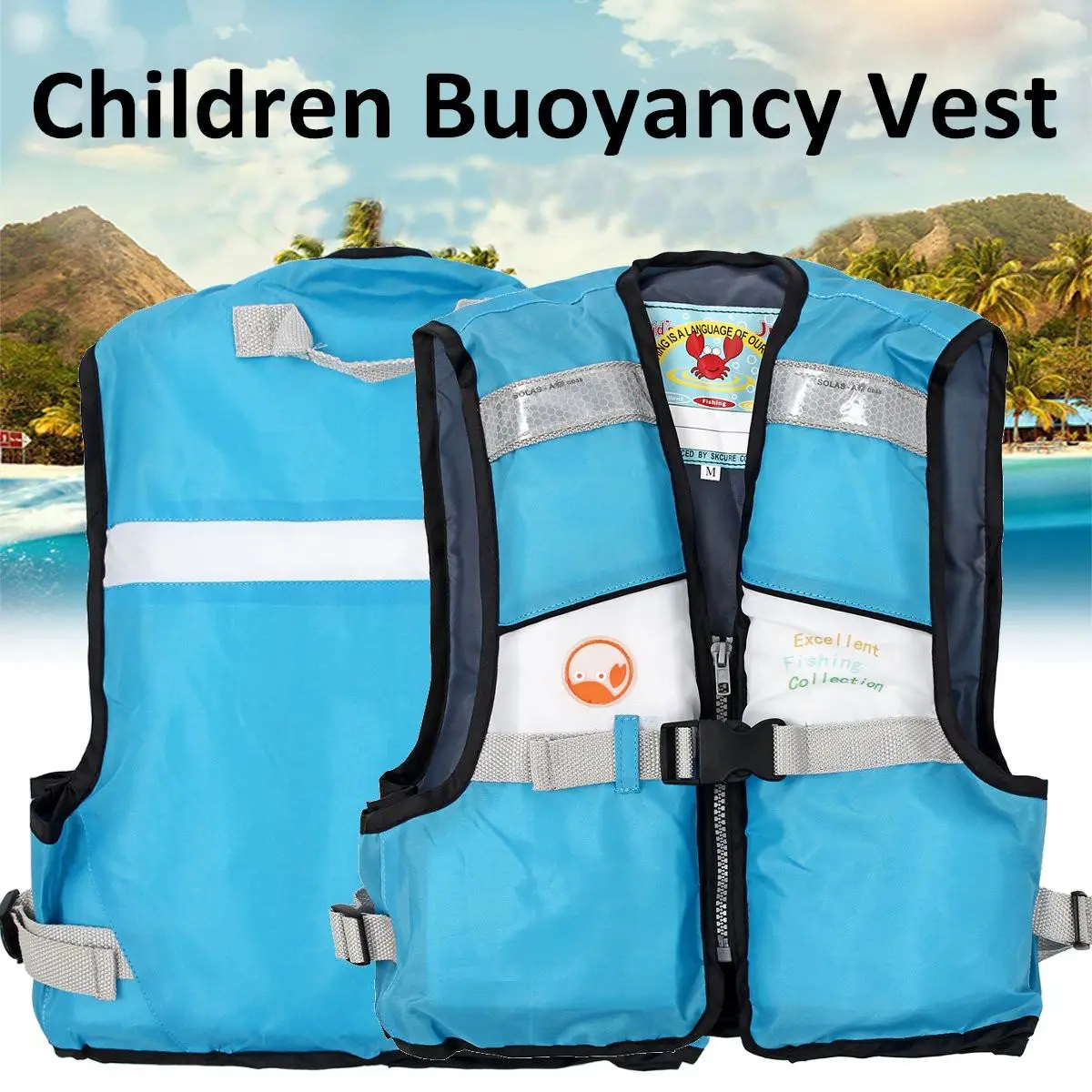 Children Toddler Life Vest Jacket Swimming Buoyancy Vest Swim Water