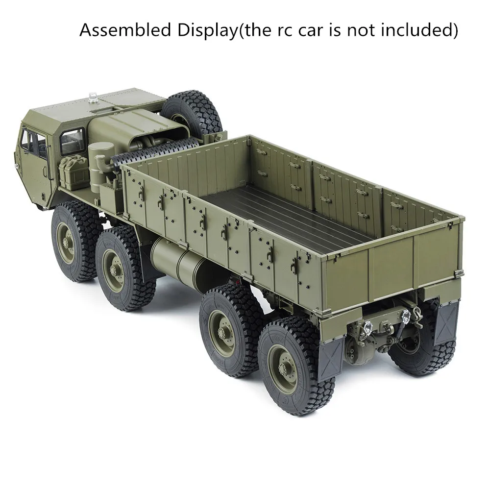 Оригинальный HG P801 1/12 2 4G 8X8 Rc автозапчасти армейский зеленый контейнер из сплава