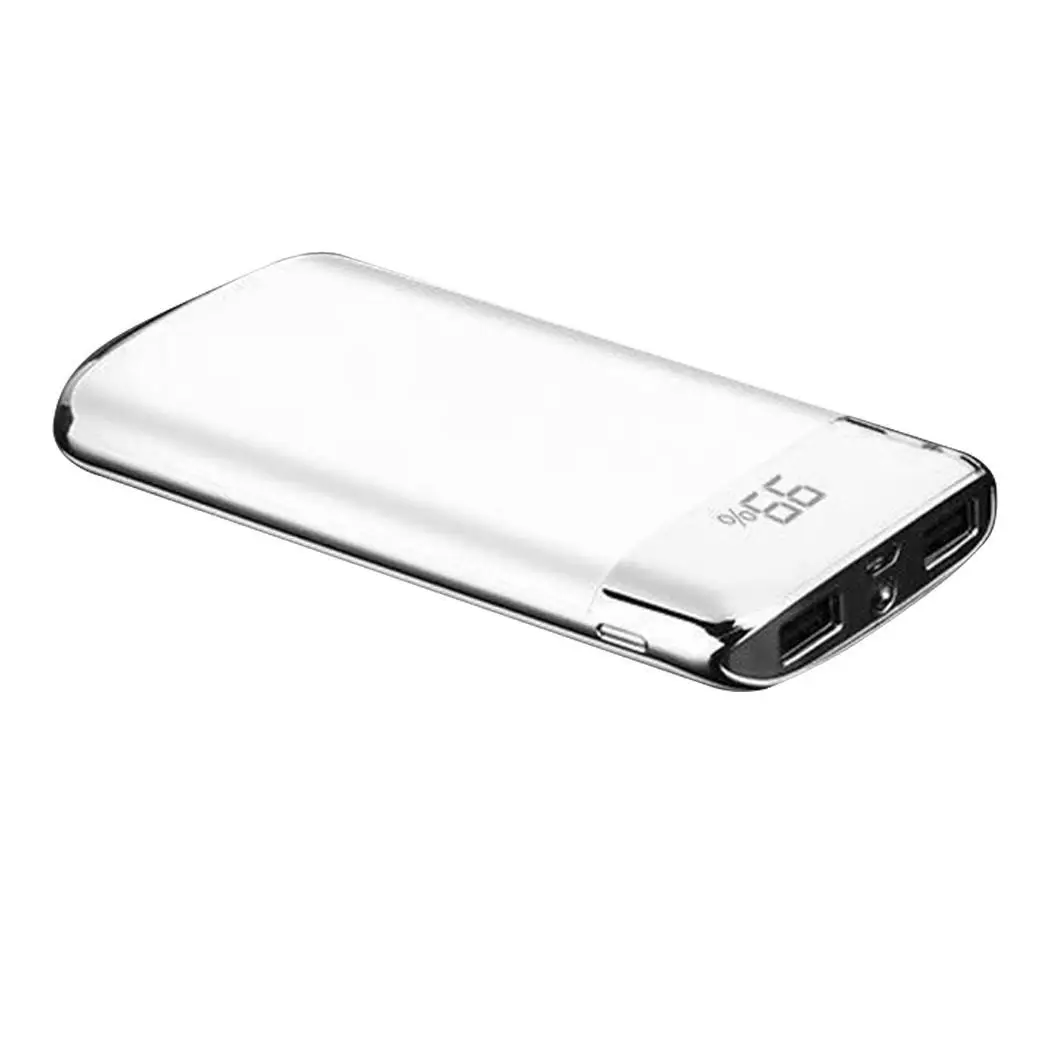 10000mAh Dual USB Ports Mobile Phones LCD Screen Power Bank Over Charge Protected For Xiaomi MI iPhone Samsung 10000mAh Dual USB Ports Mobile Phones LCD Screen Power Bank Over Charge Protected For Xiaomi MI iPhone Samsung
