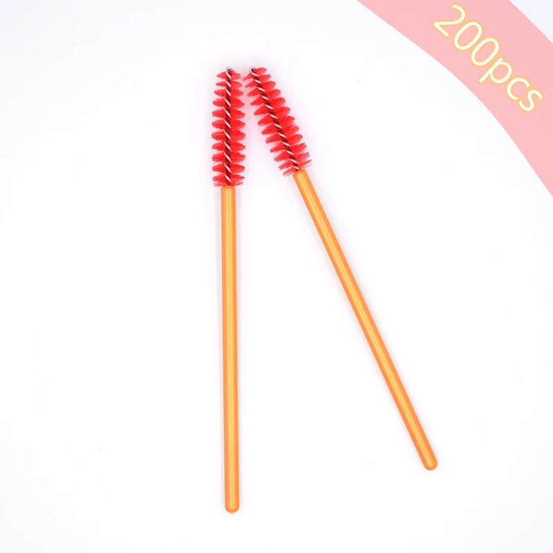 

200Pcs Eyelash brushes Makeup brushes Disposable Mascara Wands Applicator Spoolers Eye Lashes Cosmetic Brush Makeup Tools