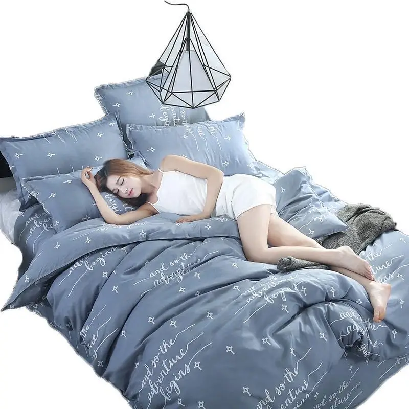 

Luxury Queen Dekbedovertrek Fundas Nordicas Beddengoed Jogo Linen Bed Roupa De Cama Bedding Cotton Sheet And Quilt Bedsheet Set