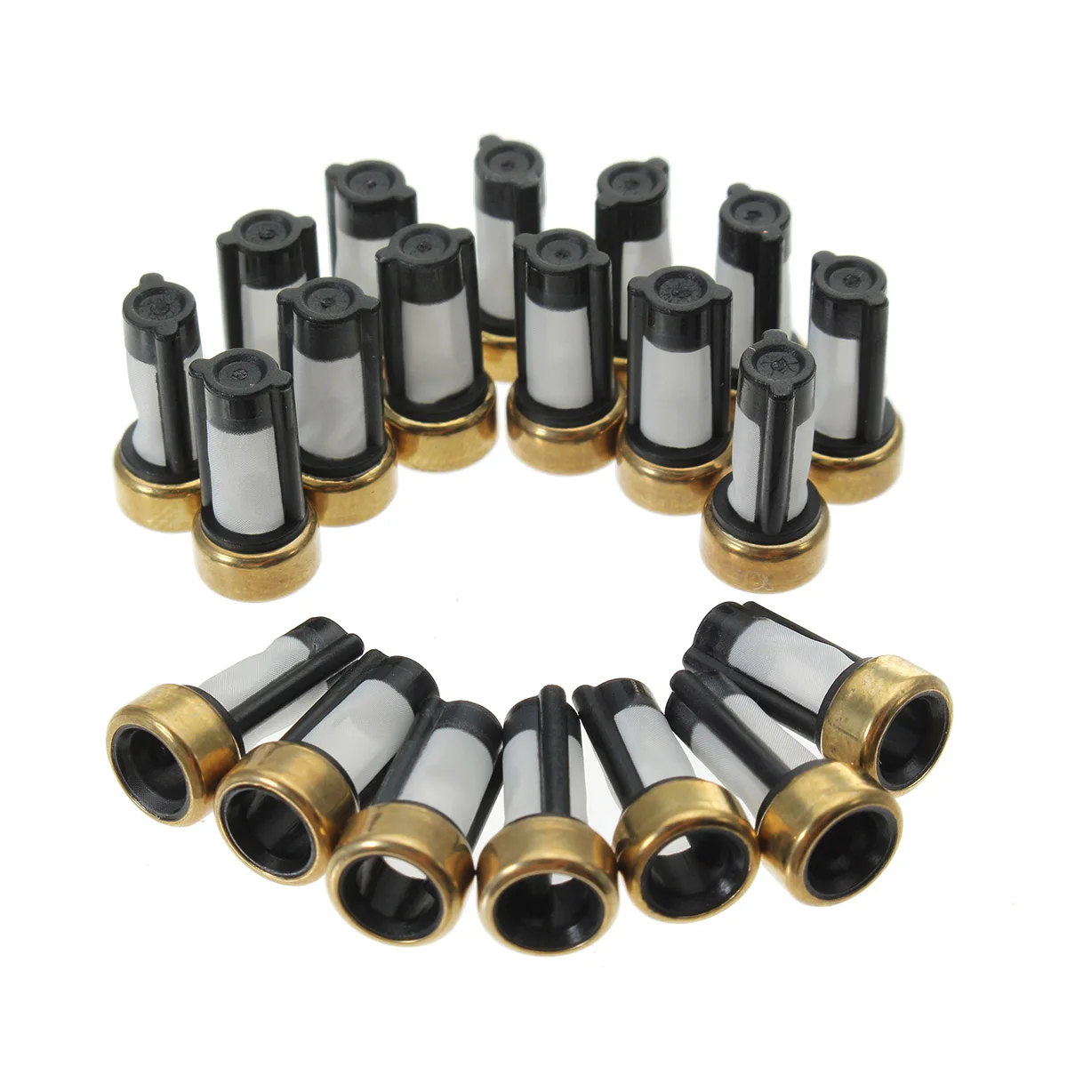 20 Pieces Best Quality Auto Fuel Injector Micro Filters Case Diameter 6mm Size 12*6*3mm