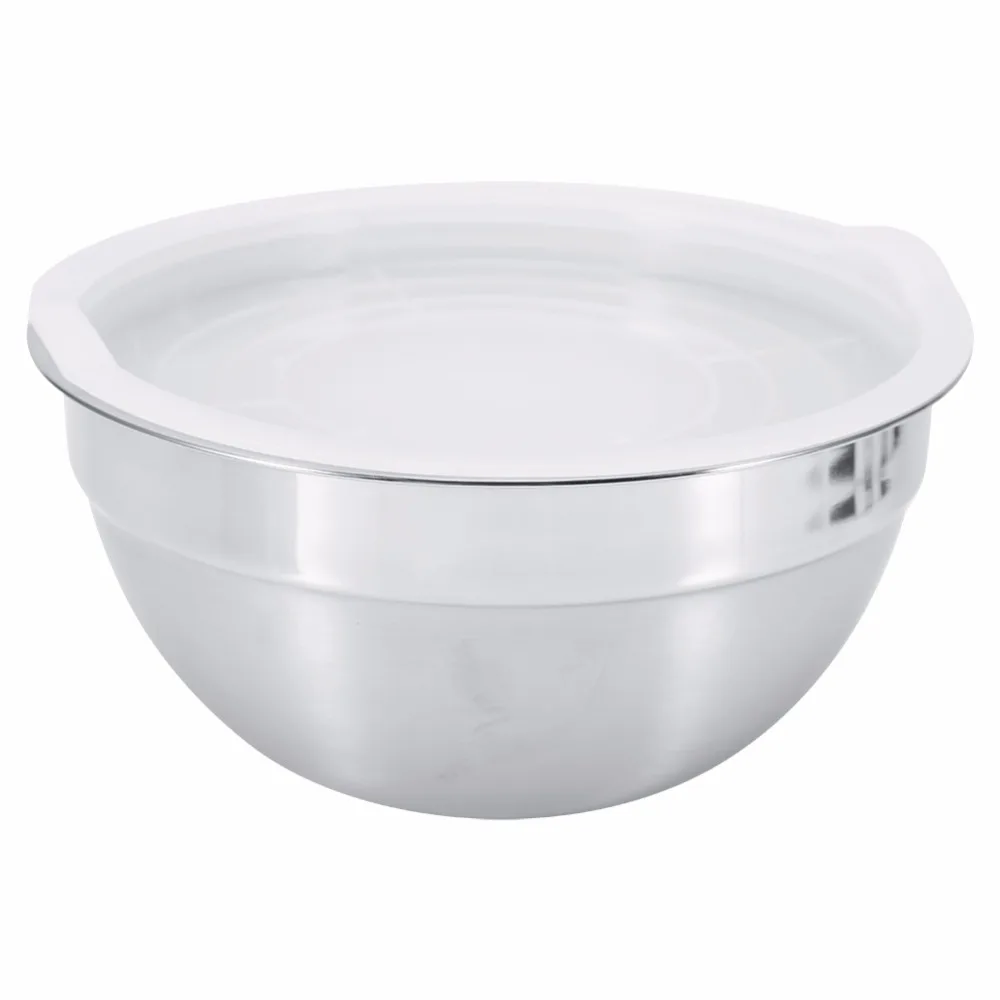 

Mixing Bowl Thicken Stainless Steel Silicone Bottom Prevent Egg Beating Pan Kneading Basin Fermentation Tool Baking Bowls