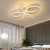 NEO Gleam New Hot RC White/Coffee Modern Led Ceiling Lights For Living Room Bedroom Study Room Dimmable Ceiling Lamp Fixtures ► Photo 3/6