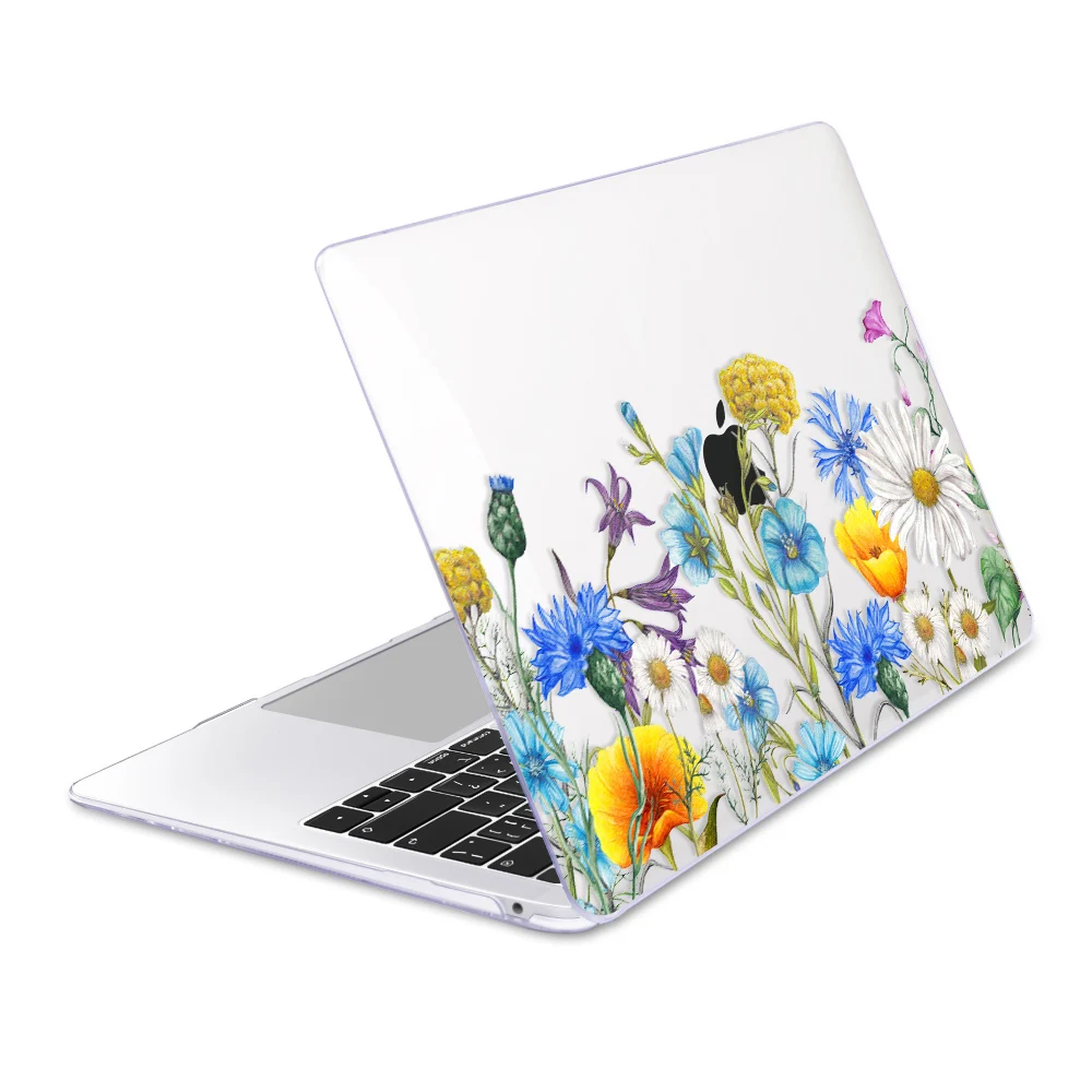Redlai пластиковый жесткий чехол для Apple MacBook Air Pro retina 12 13 15 дюймов A1466 A1932 2019 Touch