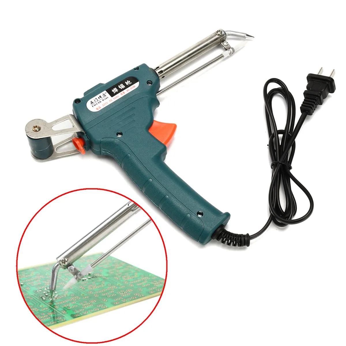 220V 60W Tin Soldering Iron Kit Automatic Send Tin Guns Electric