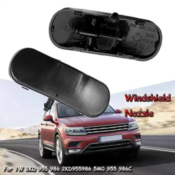 

1Pair Car Windscreen Washer Spray Wipers Nozzle Jet For VW Golf Jetta Passat Tiguan EOS 2KD955986 5M0 955 986C 2KD 955 986