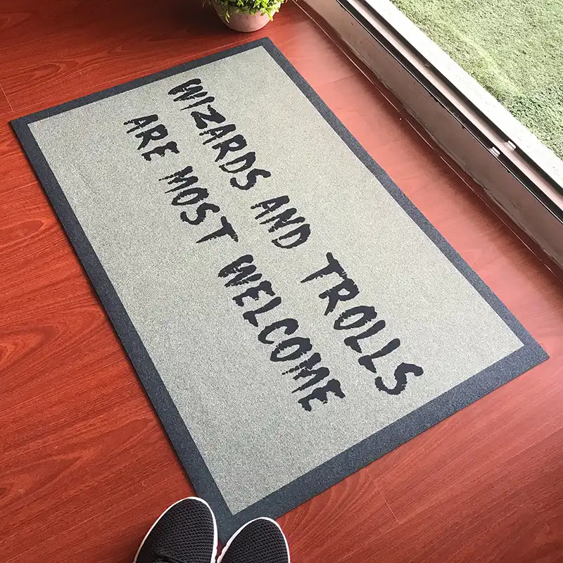 Funny Doormat You Shall Not Pass Carpet Entrance Rug Welcome Mats