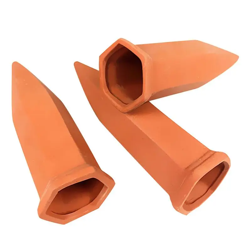 

4Pcs New Ceramics Plant Waterer Self Watering Spikes Automatic Vacation Plant Watering Device Self-irrigation Watering System