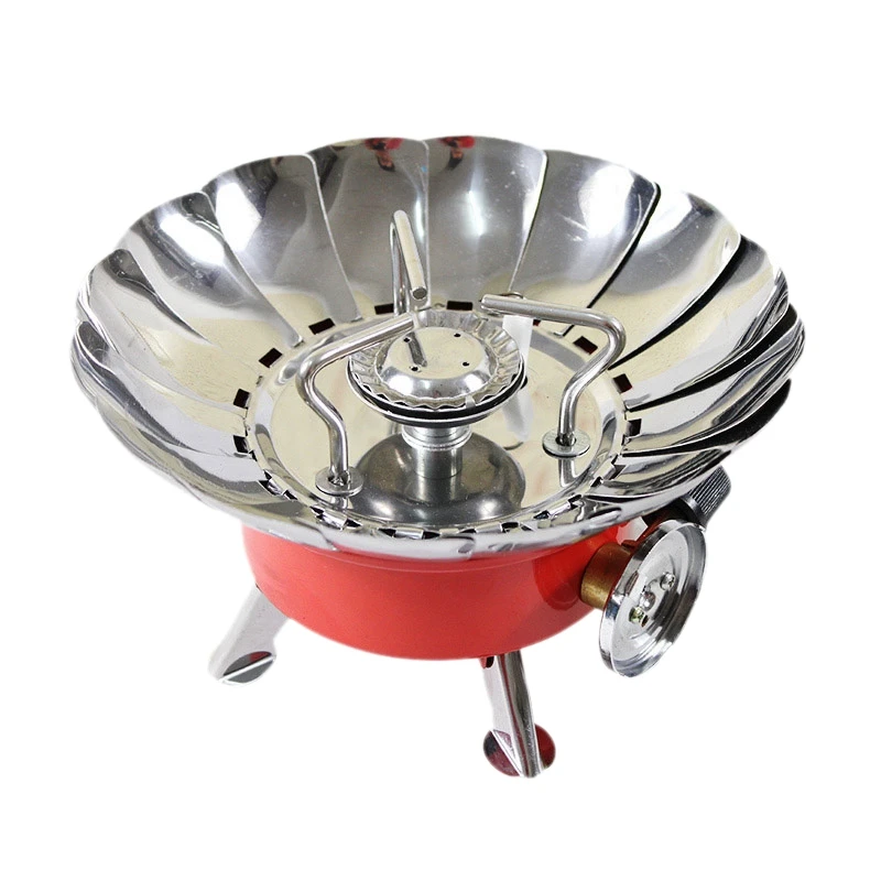 New Sale 4 Type Windproof Stove Cooker Cookware Gas Burners For Camping Picnic Cookout Bbq