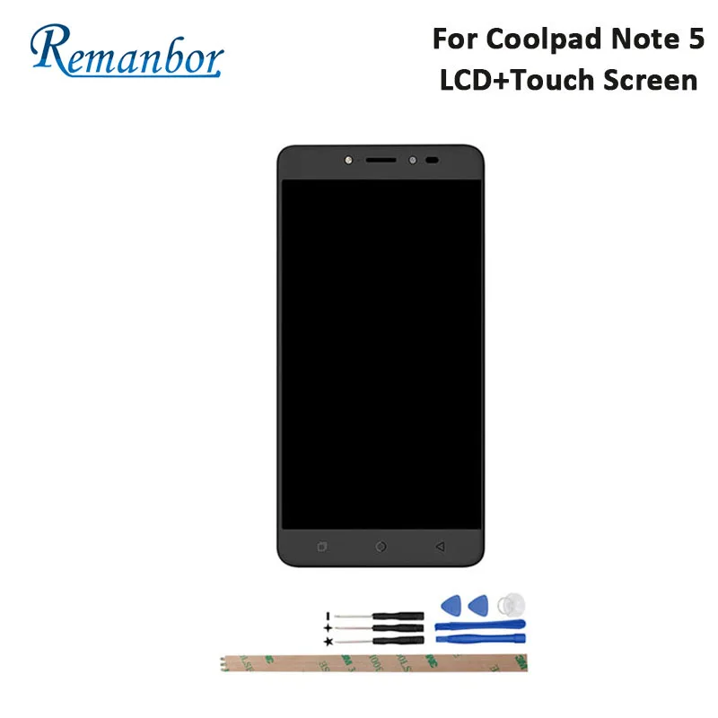 

Remanbor For Coolpad Note 5 LCD Display And Touch Screen Repair Parts For Coolpad Note 5 Digital Accessory 5.5 Inch +Tools