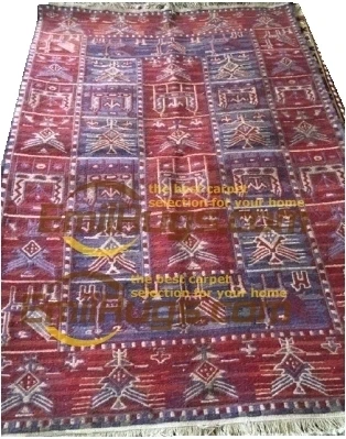 

SOUMAK Sue mike pure New Zealand wool hand-woven exotic ethnic wind woven carpet EN000127 122CMx183CM 4'x6'gc172souyg28
